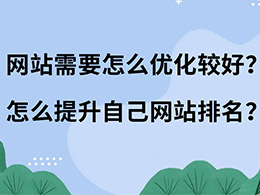  怎样优化网站和提升排名