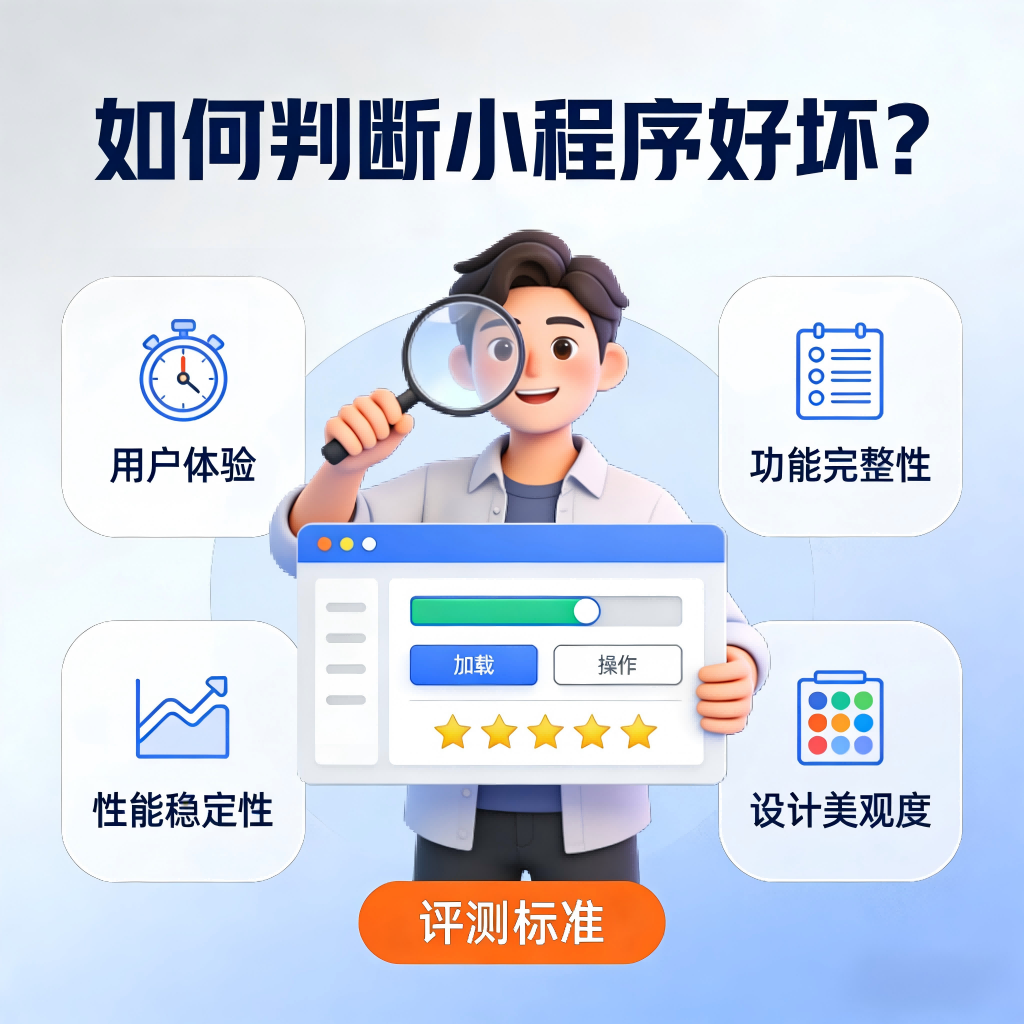如何判断一个小程序的好坏？